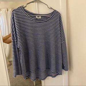Old Navy Boyfriend Style Striped Shirt